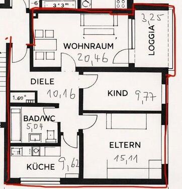 Foto - Etagenwohnung in Gelsenkirchen zur Miete