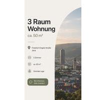 Moderne 3-Raum-Wohnung in Wenigenjena – ab sofort