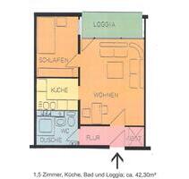 Single Wohnung in Brückenhof mit tollem Ausblick - Kassel Nordshausen