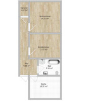 2-Zimmer-Wohnung in 17159 Dargun – verfügbar ab 01.03.2026