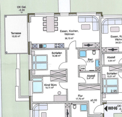 Foto - 3 Zimmer Etagenwohnung zur Miete in Reischach