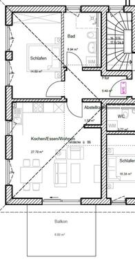 Foto - 2 Zimmer Etagenwohnung zur Miete in Kaufbeuren