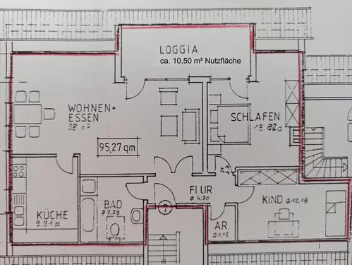 Foto - 3 Zimmer Etagenwohnung in Bad Salzuflen