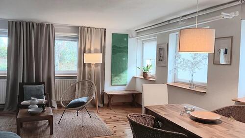 Foto - Ruhige möblierte1 Zi. Whg. mit kl. Garten zu vermieten