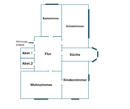Foto - Etagenwohnung in Eisenach zur Miete