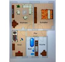 Ruhig gelegene 3-Raumwohnung Garage Gartennutzung - Wermsdorf