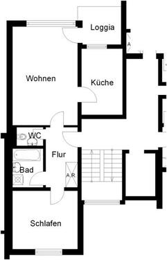 Foto - Etagenwohnung zur Miete in Georgsmarienhütte