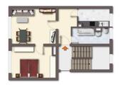 Foto - 2 Zimmer Dachgeschoßwohnung in Zwenkau