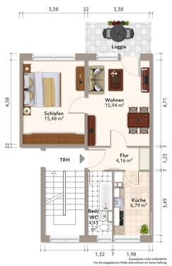 Foto - 2 Zimmer Etagenwohnung zur Miete in Bautzen