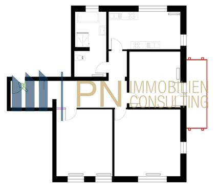 Foto - 3 Zimmer Etagenwohnung zur Miete in Dresden