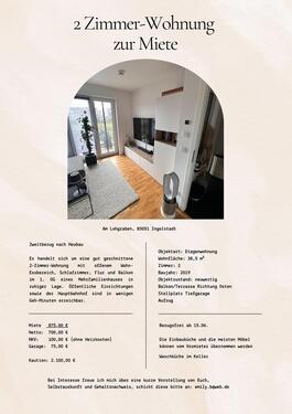 Foto - 2-Zimmer- Wohnung in Ingolstadt