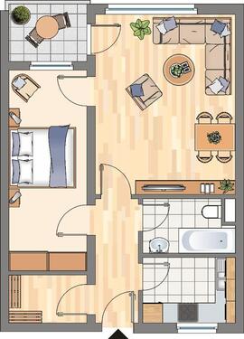 Foto - Demnächst frei! 2,5-Zimmer-Wohnung in Dortmund Scharnhorst