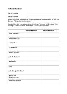 Foto - 4 Zimmer Etagenwohnung zur Miete in Bremen