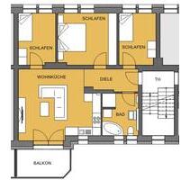 gemütliche 4-Raum-Mietwohnung - 740,00 EUR Kaltmiete, in Rudolstadt (PLZ: 07407)
