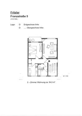 Foto - 2 Zimmer Etagenwohnung zur Miete in Fritzlar