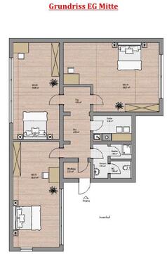 Foto - Wohnen mit Charme – 3-Zimmer-Wohnung mit Tageslichtbad & Innenhof