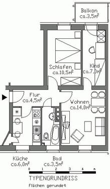 Foto - Etagenwohnung in Hannover zur Miete