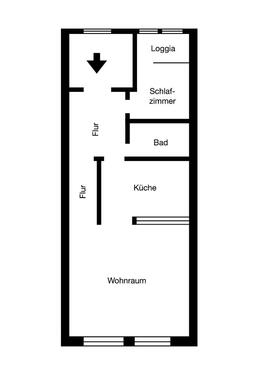 Foto - 2 Zimmer Etagenwohnung zur Miete in Emden