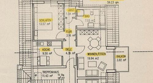 Foto - 2-Zimmer Wohnung zentrumsnah zu vermieten