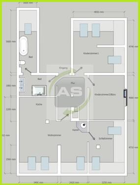 Foto - 4 Zimmer Dachgeschoßwohnung zur Miete in Zwickau