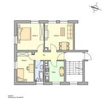 3 Raum Wohnung mit Gartenecke - 430,00 EUR Kaltmiete, in Grabow (PLZ: 19300)