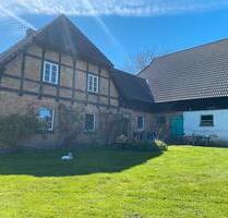Schönes Fachwerkhaus in Alleinlage mit Scheune und Stall, - Penzlin