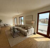 Neubau-Erstbezug: Exklusive 3-Zimmer-Dachgeschosswohnung mit großer Dachterrasse - Frankfurt am Main Gutleutviertel
