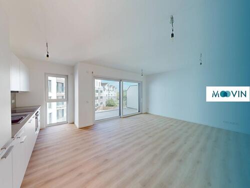 Foto - Hochmoderne 2-Zimmer-Wohnung mit BALKON, EBK und viel Komfort im 'BERGQUARTIER'