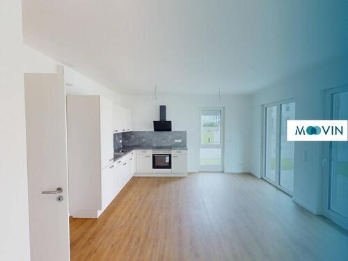 Foto - NEUBAUTRAUM: 3-Zimmer-Wohnung mit TERRASSE und EBK im Weißenseer Wohnquartier FREIRAUM