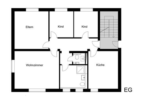 Foto - Eg Erdgeschoss Wohnung 4 Zimmer Schneeren