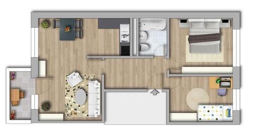 Foto - 3 Zimmer Etagenwohnung zur Miete in Halle (Saale)