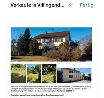 Zweifamilienhaus - 330.000,00&nbsp;EUR Kaufpreis, ca.&nbsp; 156,00&nbsp;m&sup2; in Villingendorf (PLZ: 78667)
