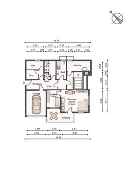 Foto - 2 Zimmer Etagenwohnung in Laupheim