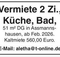 2-Zimmer-Wohnung mit Küche und Bad - Assmannshausen (Rüdesheim) - Eltville am Rhein Hattenheim