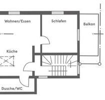 Moderne 2-Zimmer-Wohnung (54 m²) in Ditzingen – kernsaniert, zent