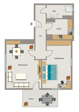 Foto - Etagenwohnung in Herne zur Miete