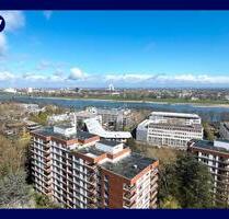 Wohngenuss & Rheinblick, frisch modernisiert mit Rundum-Panorama-Balkon, neues Bad, Gäste-WC, Aufzug - Köln Rodenkirchen