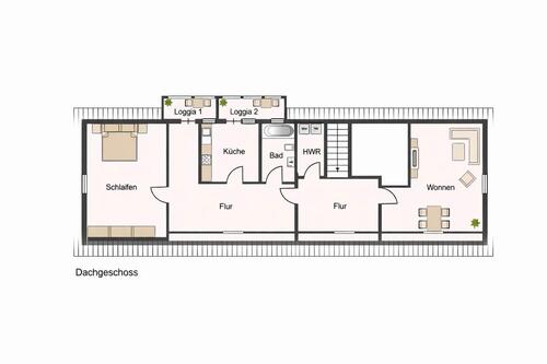 Foto - 2 Zimmer Dachgeschoßwohnung in Löhne