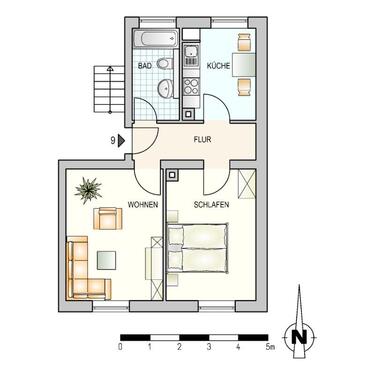 Foto - 2 Zimmer Etagenwohnung in Ulm