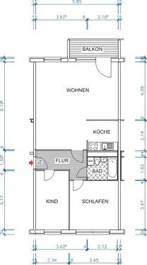 Foto - 3 Zimmer Etagenwohnung zur Miete in Chemnitz