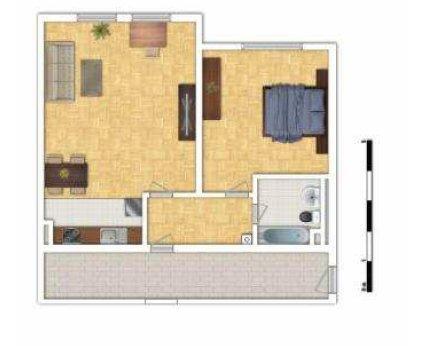 Foto - 2-Zimmer-Wohnung in Würzburg, Heuchelhof – frei ab Dezember 2026