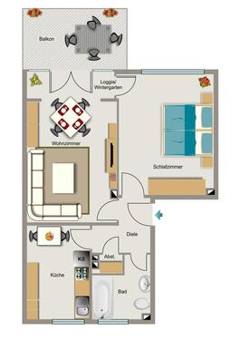 Foto - 2.5 Zimmer Etagenwohnung zur Miete in Gelsenkirchen