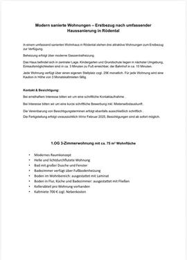 Foto - 3-Zimmer-Wohnung im Obergeschoss in Rödental