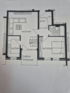 Foto - Mietwohnung 2 Zimmer - 630,00&nbsp;EUR Kaltmiete, ca.&nbsp; 63,00&nbsp;m&sup2;