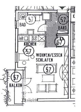 Foto - Kapitalanlage Leipzig West - 1-Zimmer Wohnung mit Balkon