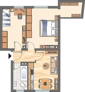 Foto - Etagenwohnung in Bochum zur Miete