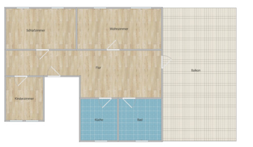 Foto - 3 Zimmerwohnung mit großem Balkon in Oberaula