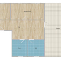 3 Zimmerwohnung mit großem Balkon in Oberaula