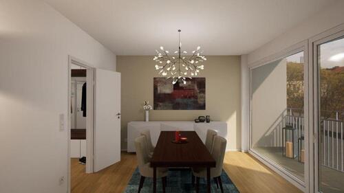 Foto - Neuwertige Wohnung: direkt am Stadtpark Sonnige 3-Zimmer-Wohnung mit EBK & 2 Balkone