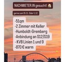 2 Zimmer Wohnung 51qm Humboldt-Gremberg Grenze zu Deutz - Köln Kalk
